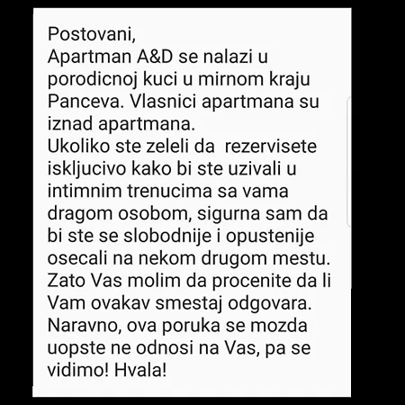 Apartment A&d *